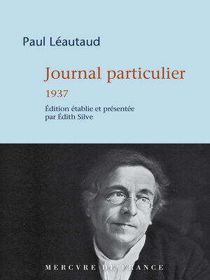 cover image of Journal particulier